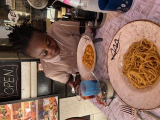 about to eat pasta