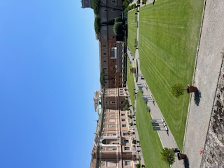 the courtyard of the Vatican Museum