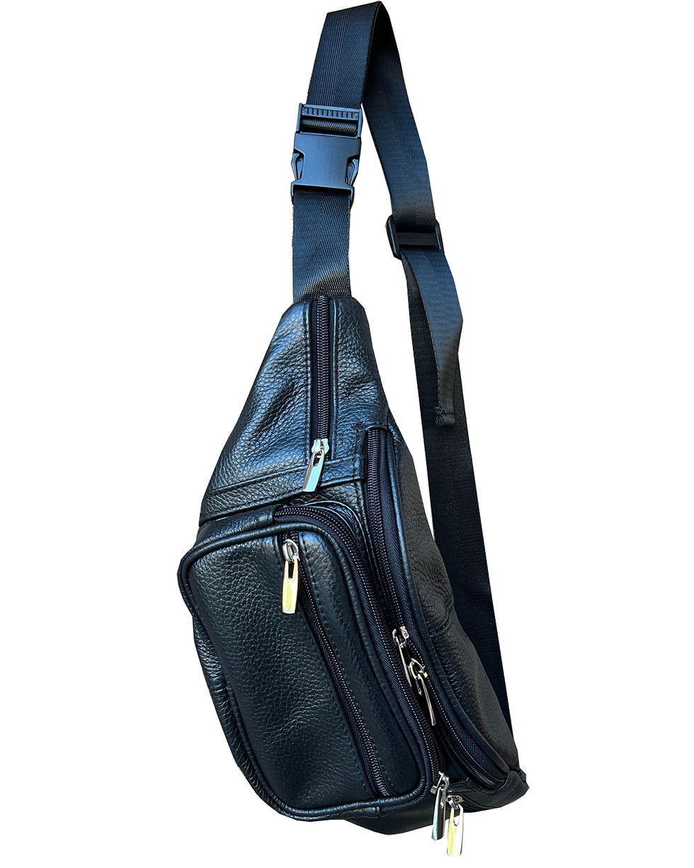 Thumbnail: Tech Pocket Cowhide Fanny Pack