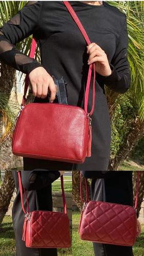 Compact Leather Concealment Purse Romagunbags