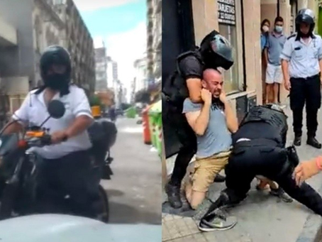 Estacionó mal y fue golpeado salvajemente por la Policía: uno de los agentes dio positivo de cocaína