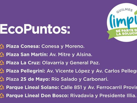 Quilmes: los Ecopuntos pueden recibir Residuos de los Aparatos Electrónicos