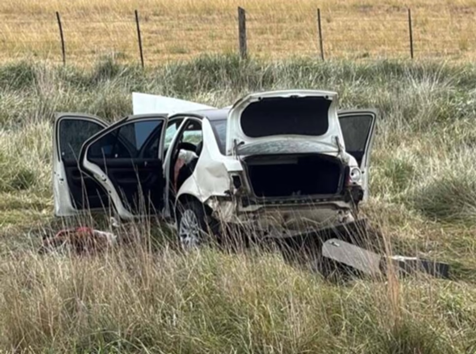 Triple choque en la Ruta 188: murió una mujer y diez personas resultaron heridas