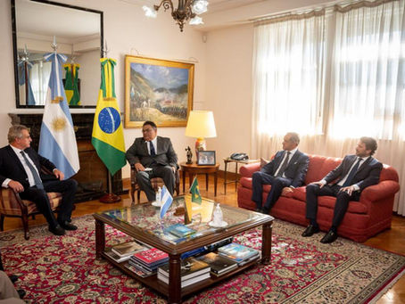 Scioli aseguró que la llegada del enviado de Bolsonaro "achica la grieta con Brasil"