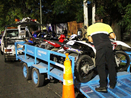 El Municipio de Quilmes intensifica los controles sobre las motos