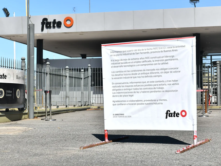 "Nos vemos obligados a extinguir todos los contratos": el comunicado completo de FATE tras el cierre
