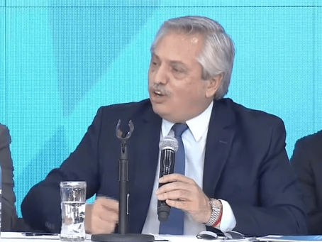 Fernández: "Solo tengo gratitud con cada ministro, cada gobernador y cada intendente"
