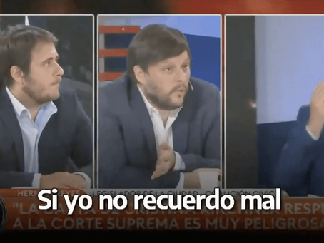 Cristina resaltó la exposición de Leandro Santoro marcando "doble vara" de oposición y medios