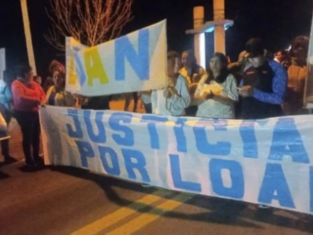 La madre de Loan Danilo Peña encabezó una nueva marcha en 9 de Julio