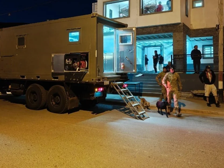 El Ejército y las Fuerzas Armadas despliegan apoyo humanitario en Comodoro Rivadavia