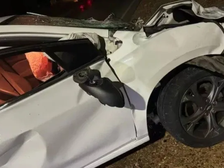 Con 16 años manejaba por la ruta, chocó y murieron un padre de 33 y su hijo de 8