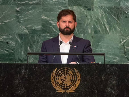 Boric aseguró ante la ONU que Chile tendrá "a corto plazo" una nueva Constitución