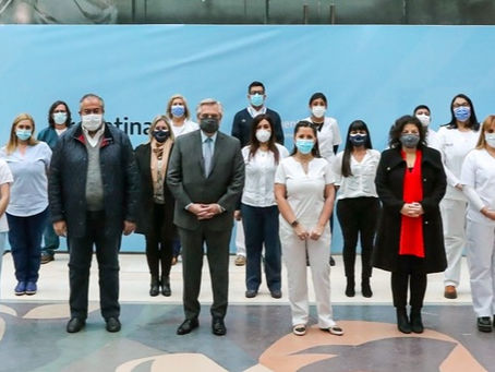 "Es un acto de reparación": El Presidente presentó el proyecto que busca jerarquizar enfermeros