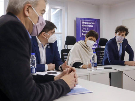 Mayra se reunió con autoridades de la asociación de empresarios y empresarias para el desarrollo