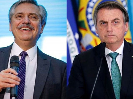Bolsonaro a Alberto Fernández: "La única rivalidad entre nosotros será el sábado en el Maracaná"