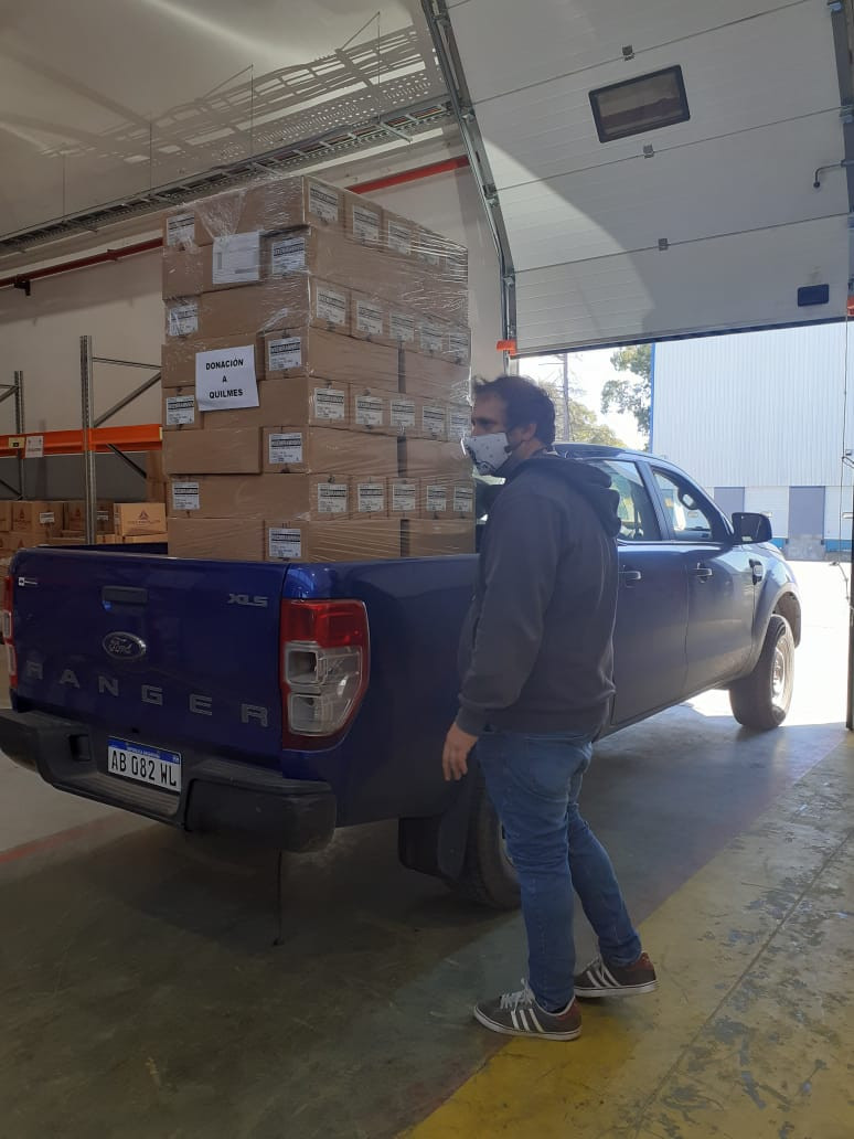 Gran gesto solidario de Delta Plus: donó 7.000 barbijos N95 al Municipio de Quilmes