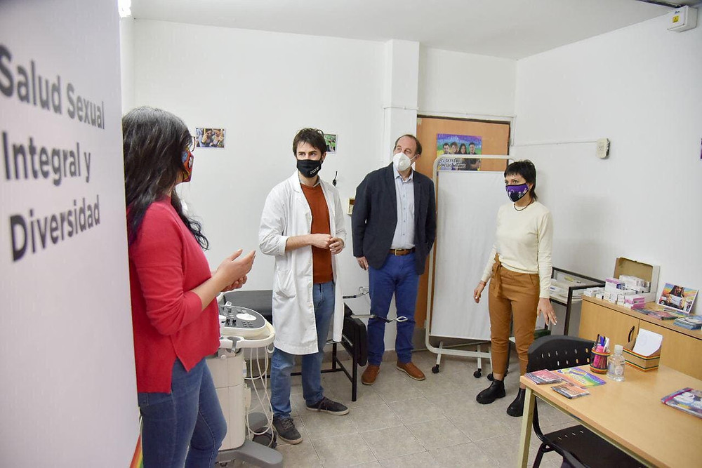 Mayra inauguró un consultorio de salud sexual integral y diversidad en el Hospital Oller de Solano
