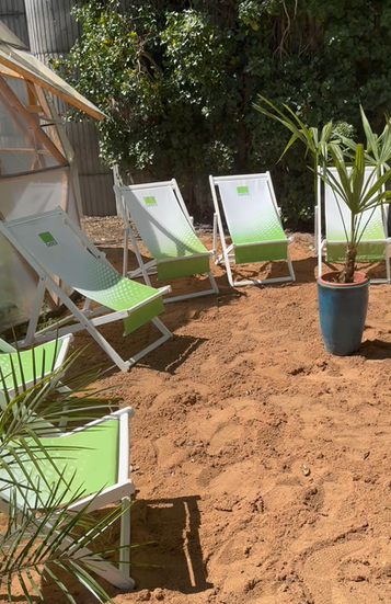 Unser kleiner weltacker-Strand