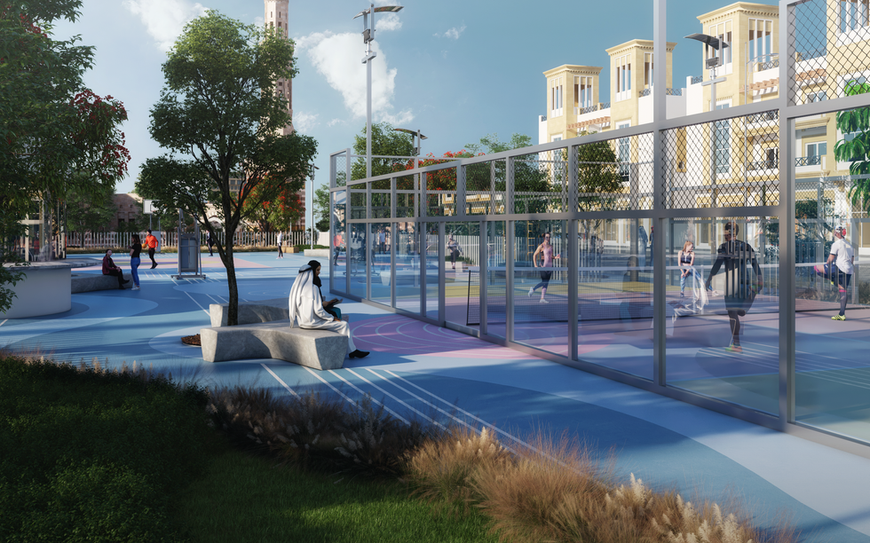 Courts area - Paddle tennis