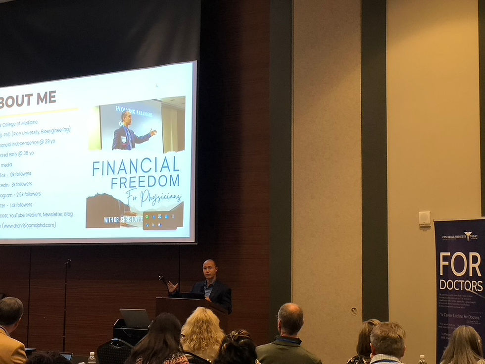 Christopher H. Loo, MD-PhD (Financial Freedom for Physicians)