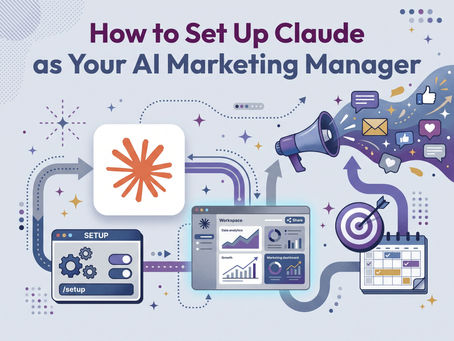 Claude as marketing manager illustration