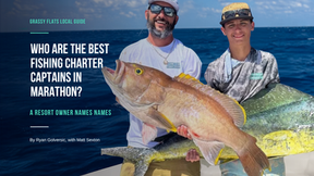 Best fishing charter captains in Marathon, FL blog hero with anglers holding offshore catch