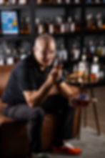 Taste whisky by glass