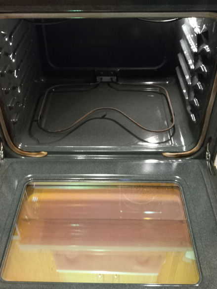 clean oven door