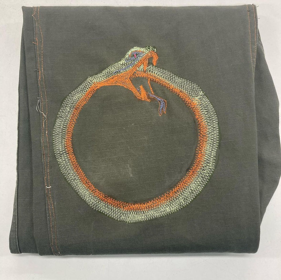 Thumbnail: Custom Patched Jeans & other