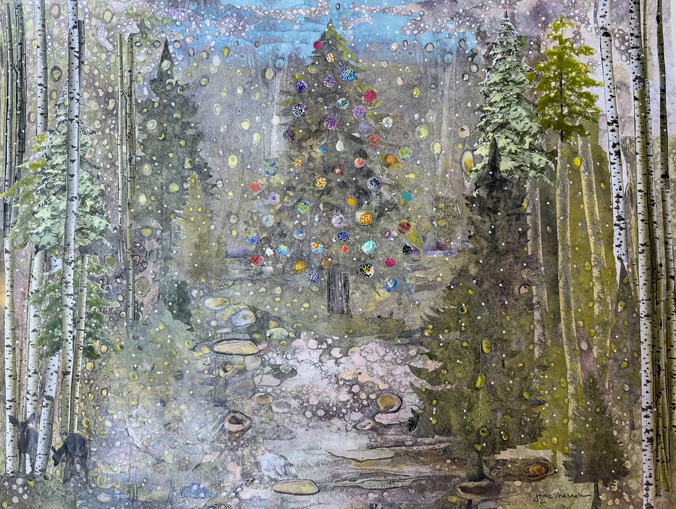 Joan Sharron A Magical Winter First Place