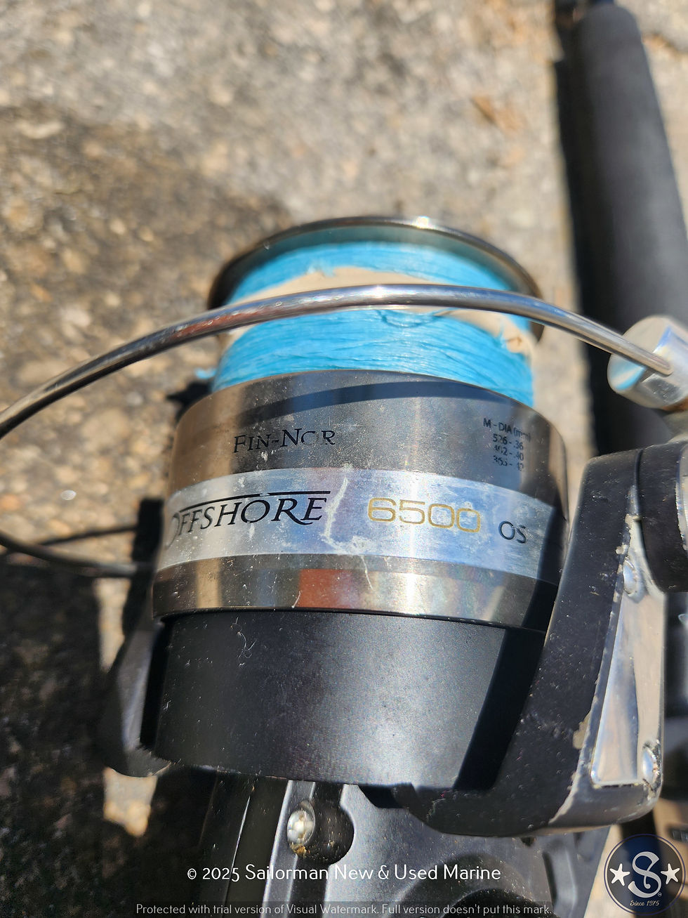 Thumbnail: Fin-Nor Offshore Reel with Captain Harry Rod