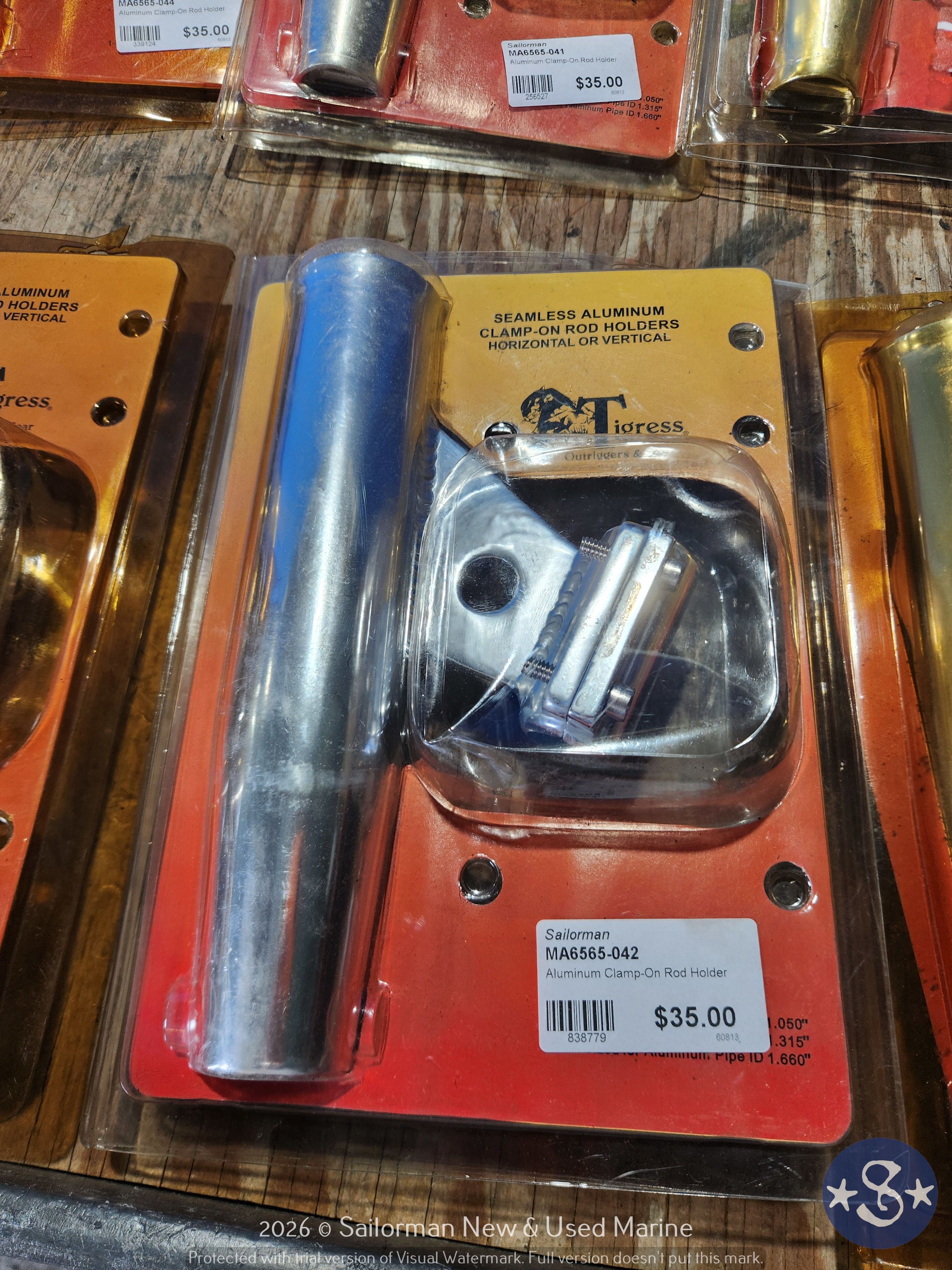 Aluminum Clamp-On Rod Holder