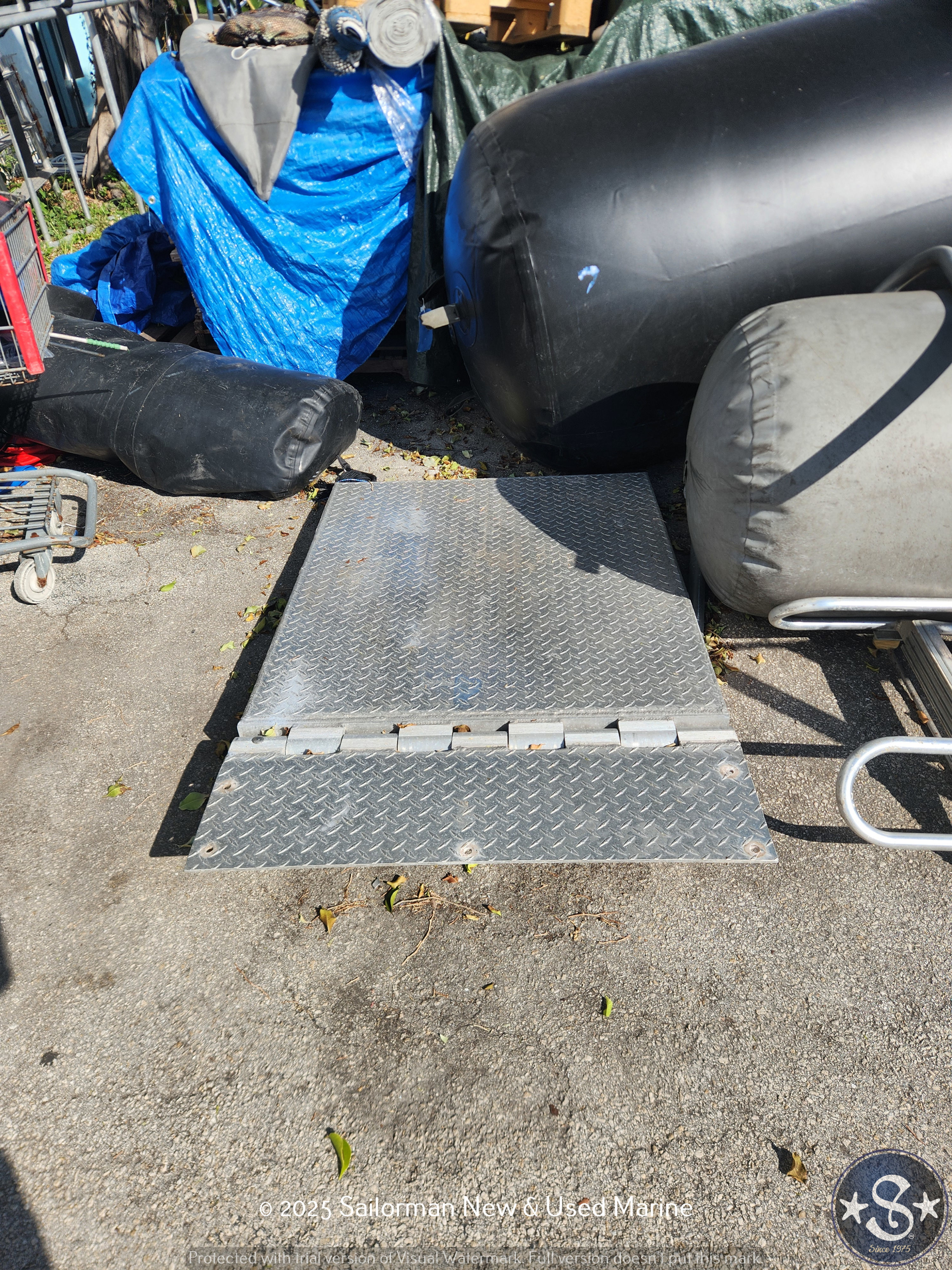 Admial Boatlifts Dock Platform with Handrail