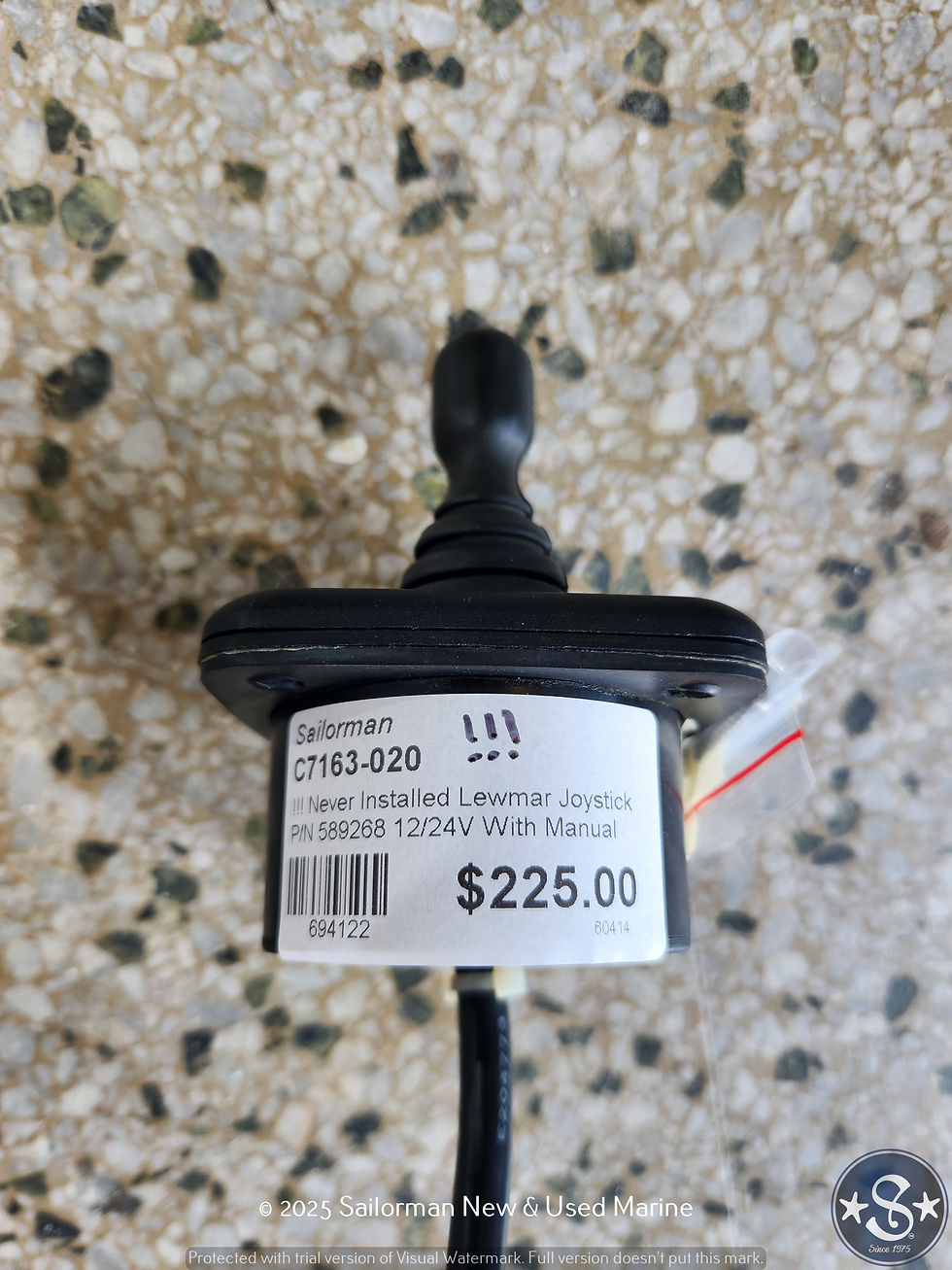 Thumbnail: [Never Installed] Lewmar Joystick P/N 589268 12/24V with Manual