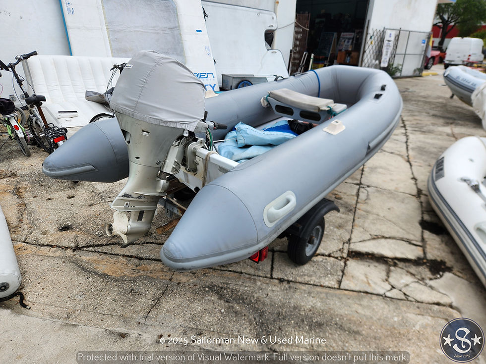 Thumbnail: Aqua Pro 11' 2" Inflatable w/ Honda 15HP (2015) & 2011 Trailer