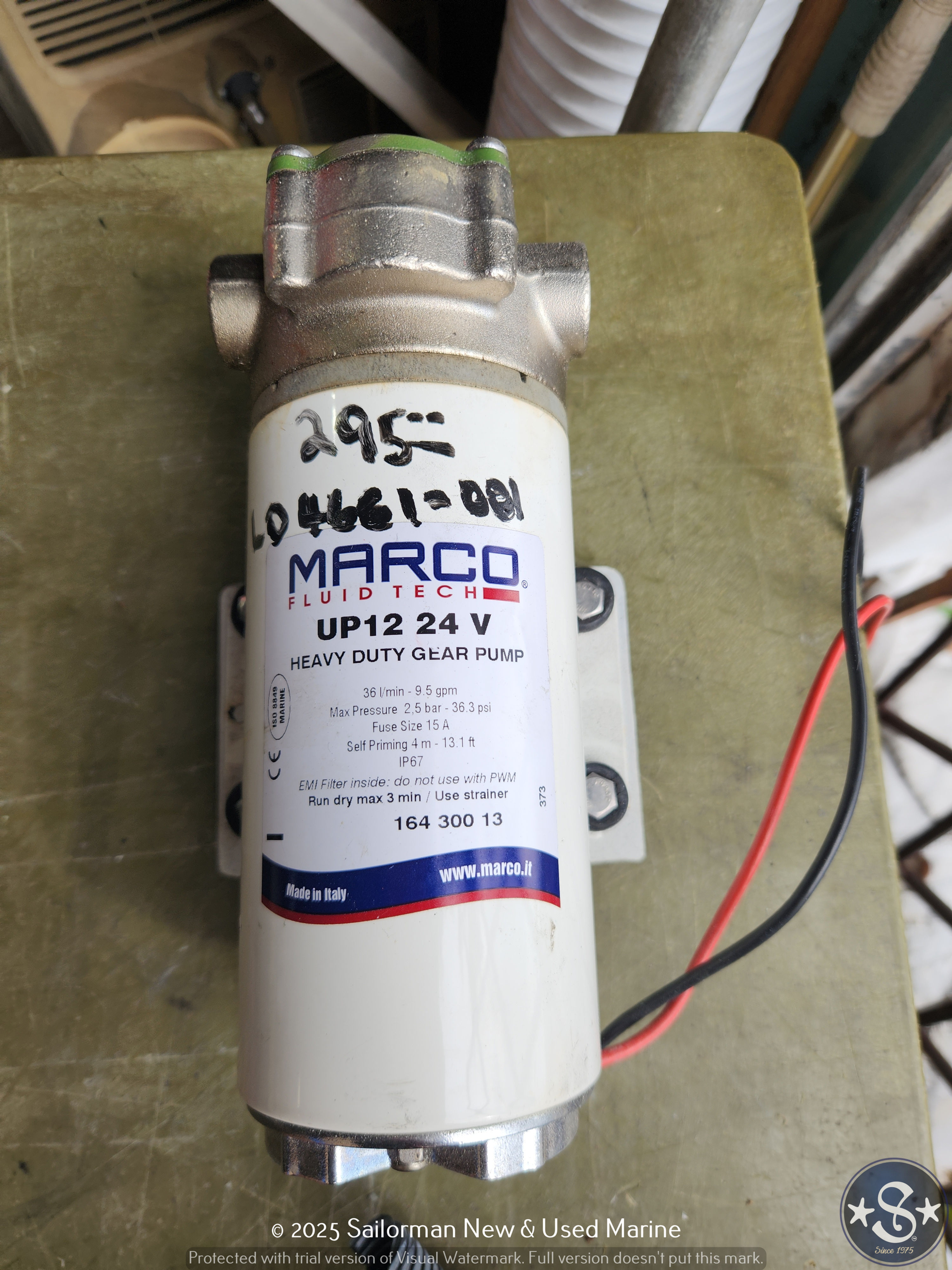 Marco HD Gear Pump UP12 24V