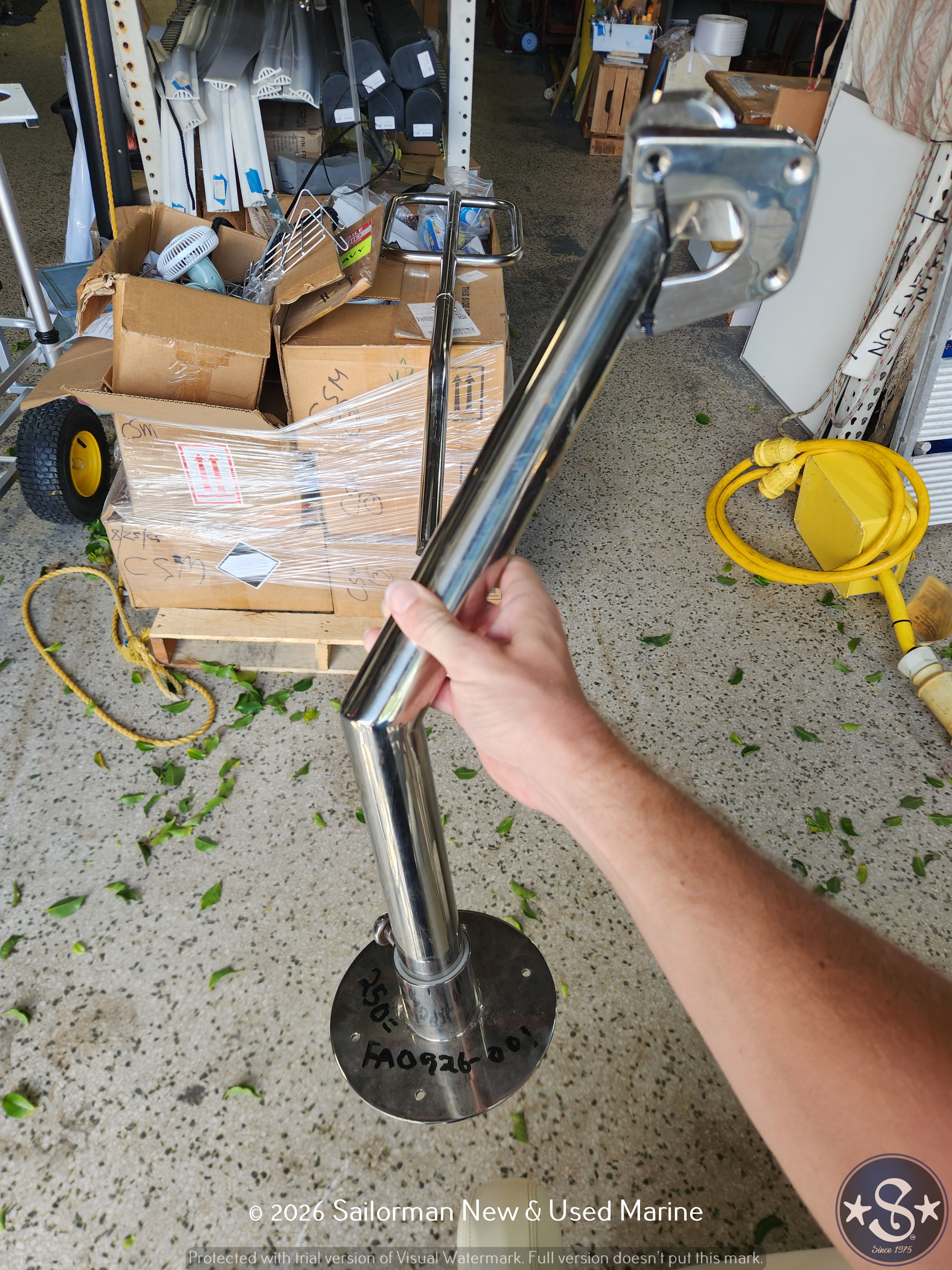 Taco Stainless Table Base Offset