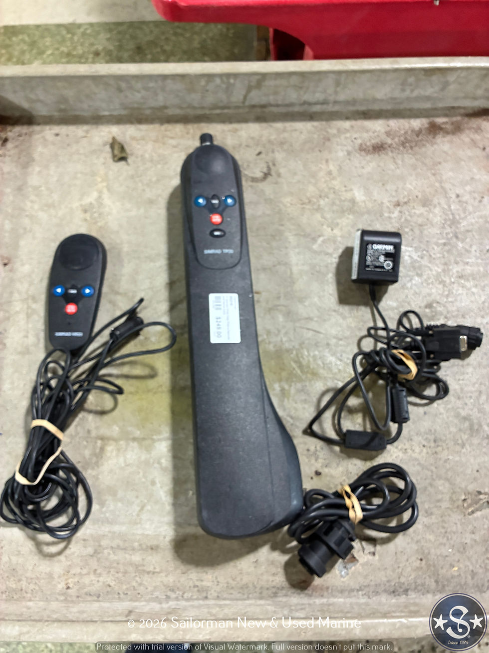 Thumbnail: Simrad TP20 Tiller Pilot w Remote and Nema Cord