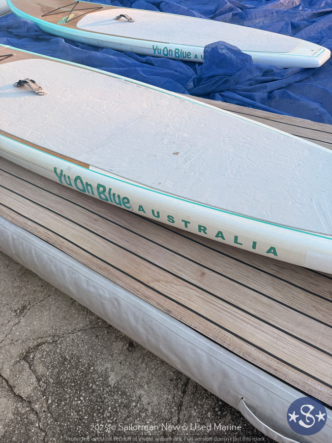 Thumbnail: Yu on Blu 12'6" Fiberglass Paddleboard with Skeg