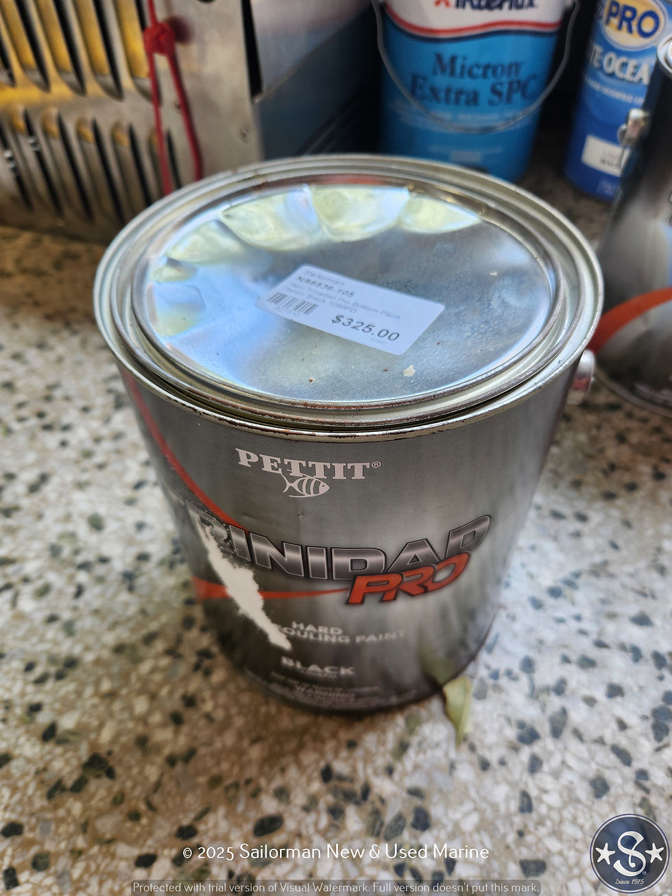 Thumbnail: Petit Trinadad Pro Bottom Paint Gallon Black 1088FD