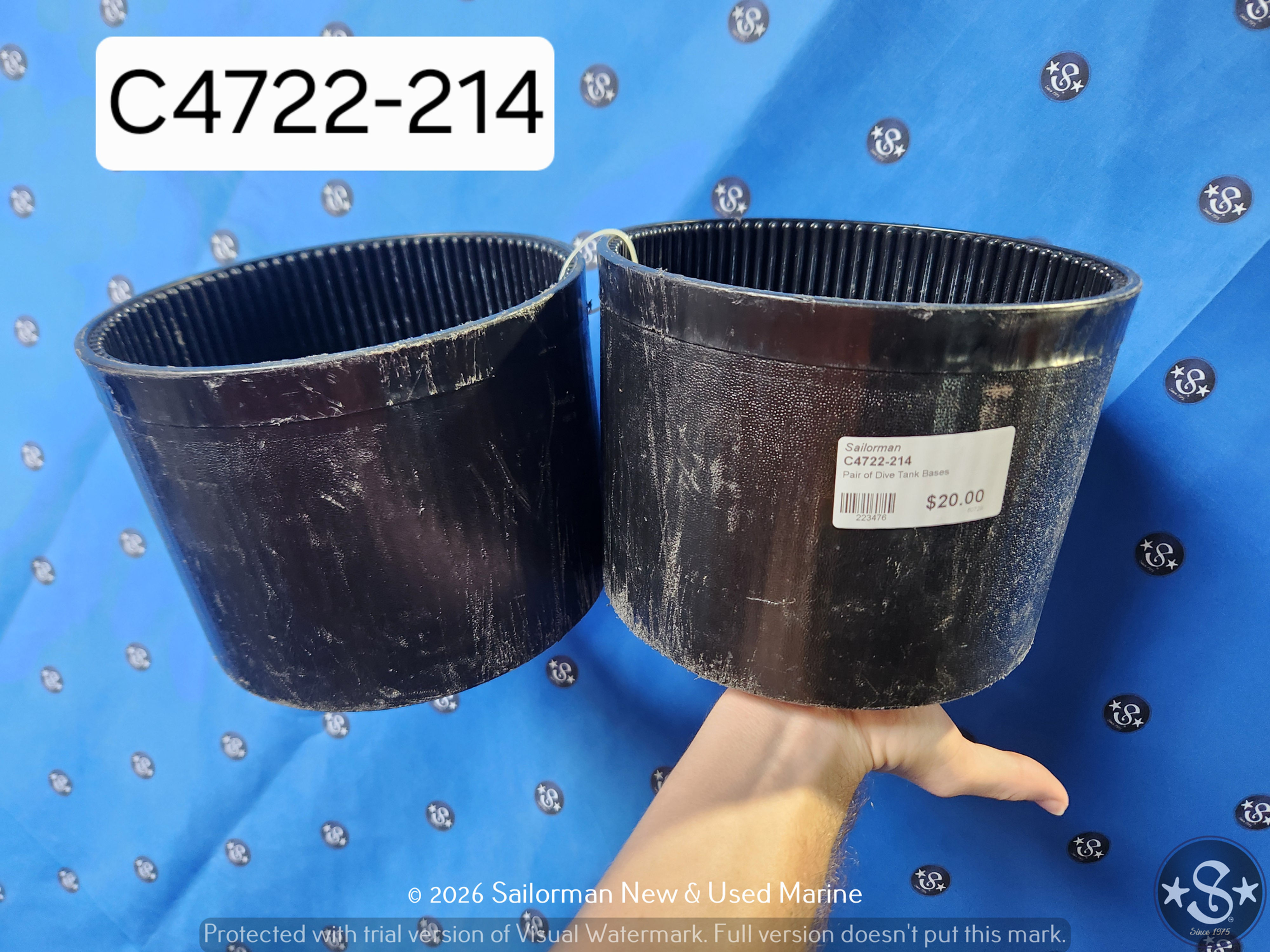 Pair of Dive Tank Bases