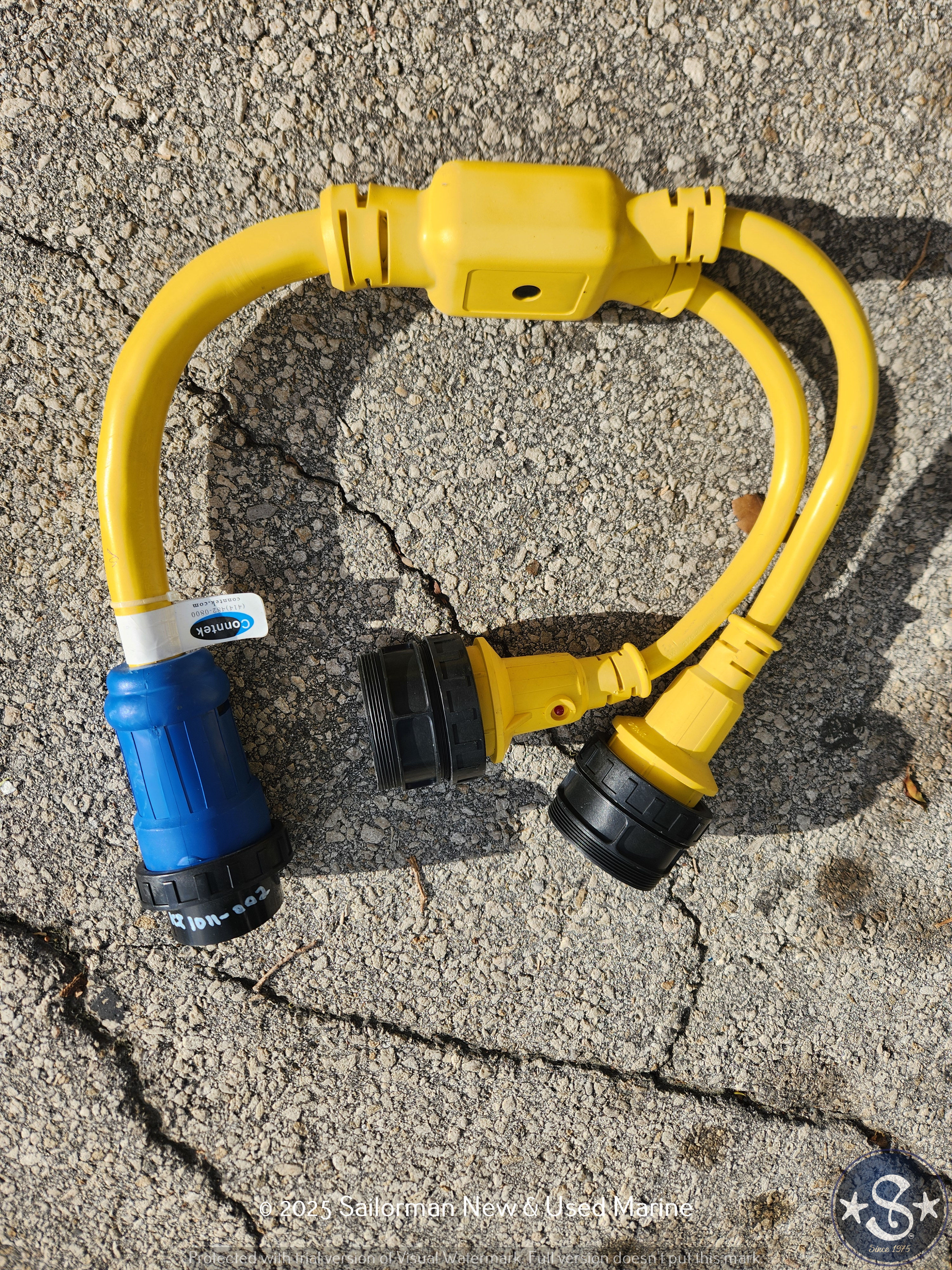 50 Amp 125/250V Splitter to 3-30A 125V