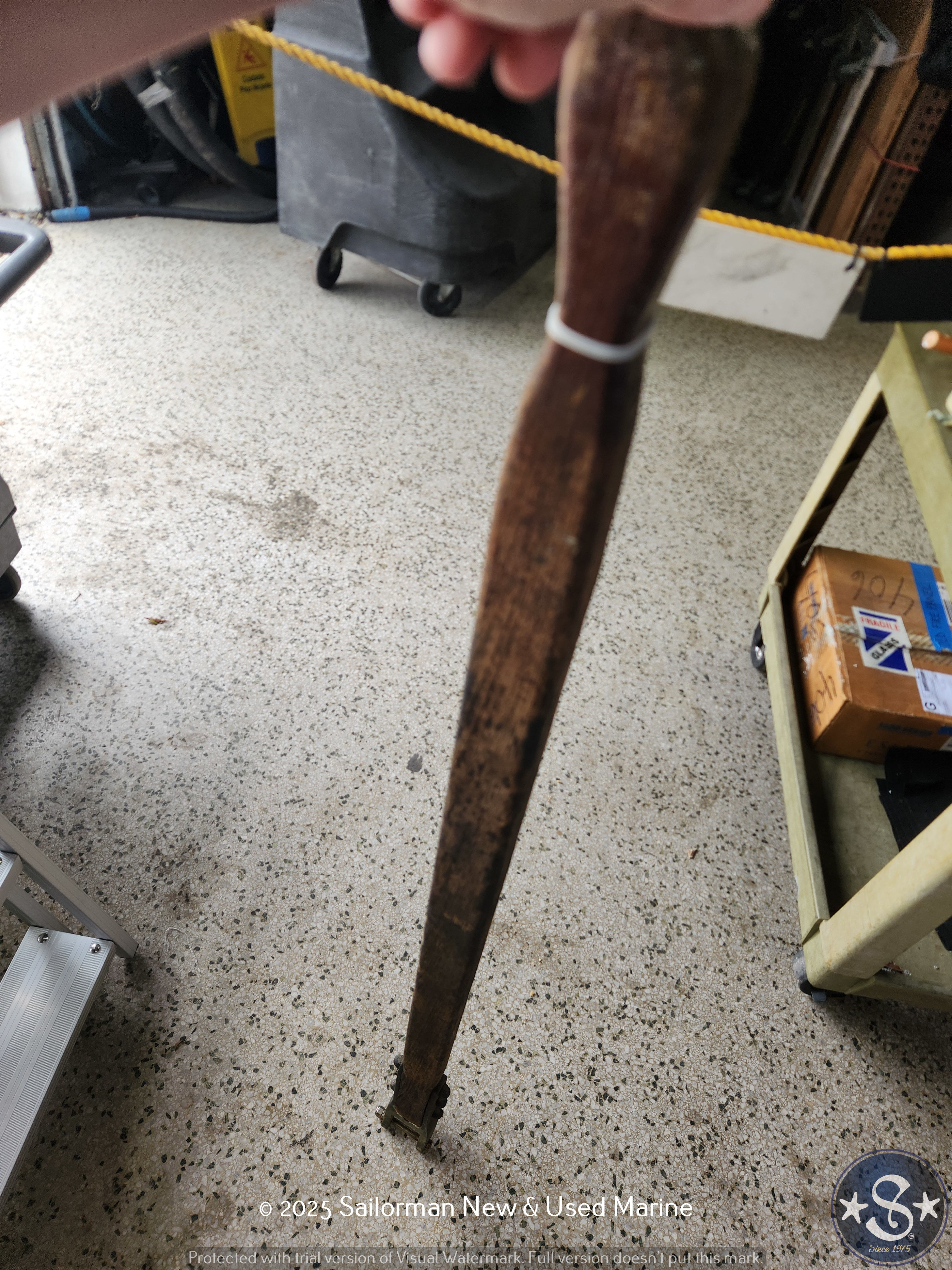 57" Teak Tiller With Mounting Hardware