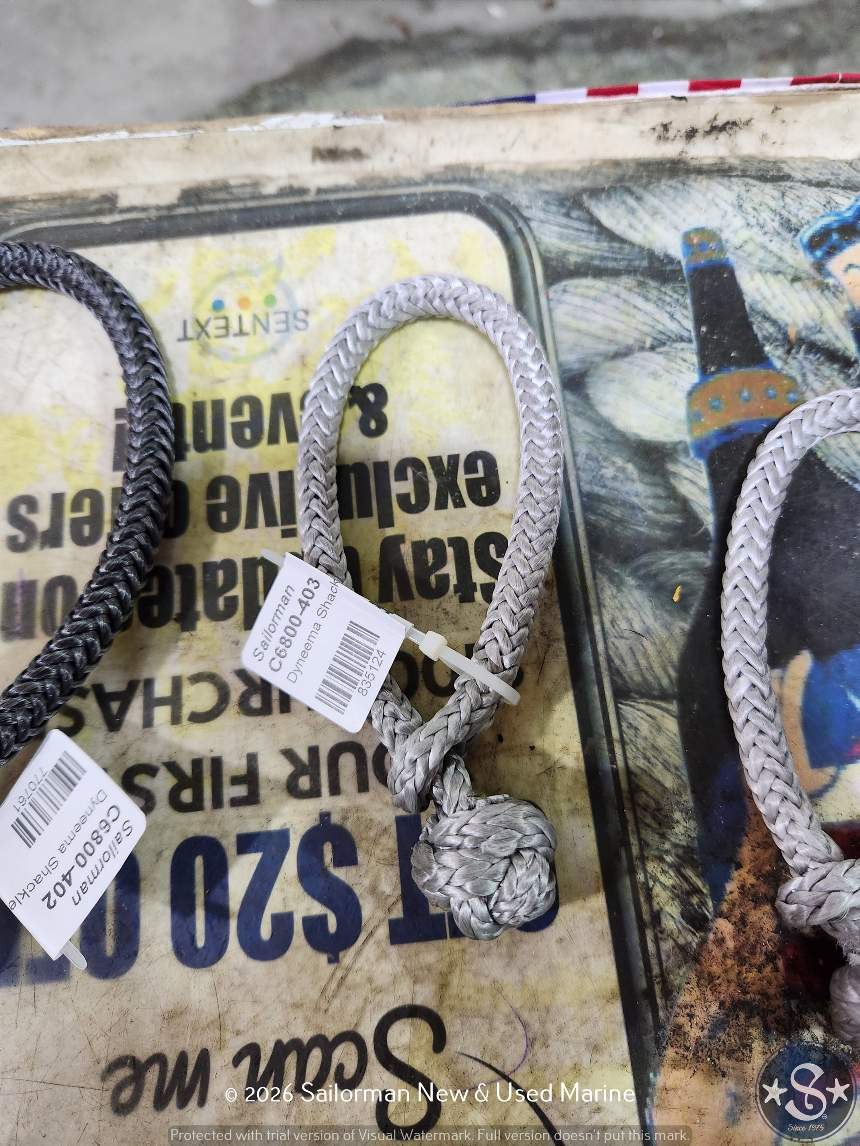 Dyneema Shackle 4" Loop
