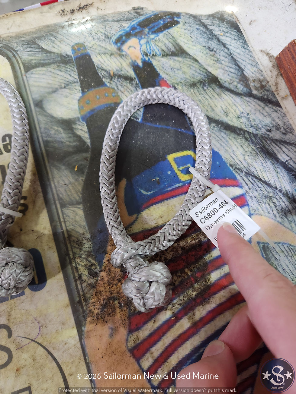 Thumbnail: Dyneema Shackle 4" Loop