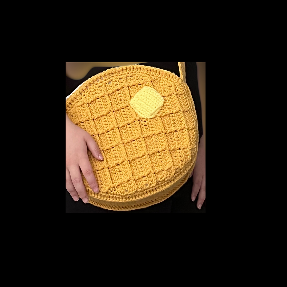 Butterloop Waffle Purse