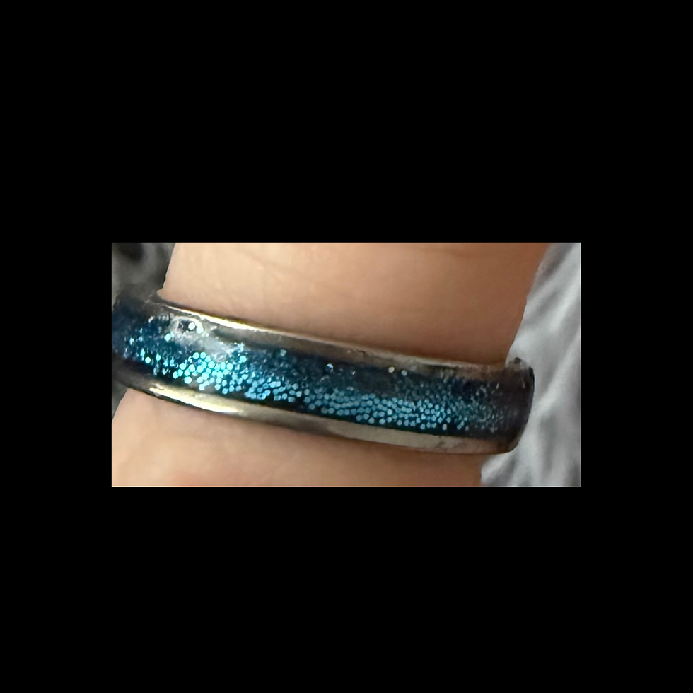 Midnight Frost Ring Size 5
