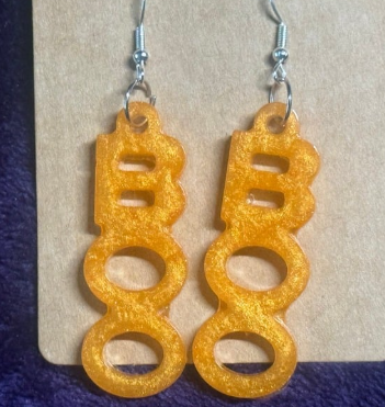“BOO” Earrings – “Say It with Sparkle”