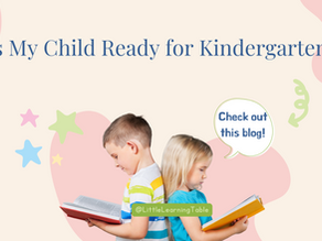 Is My Child Ready for Kindergarten?