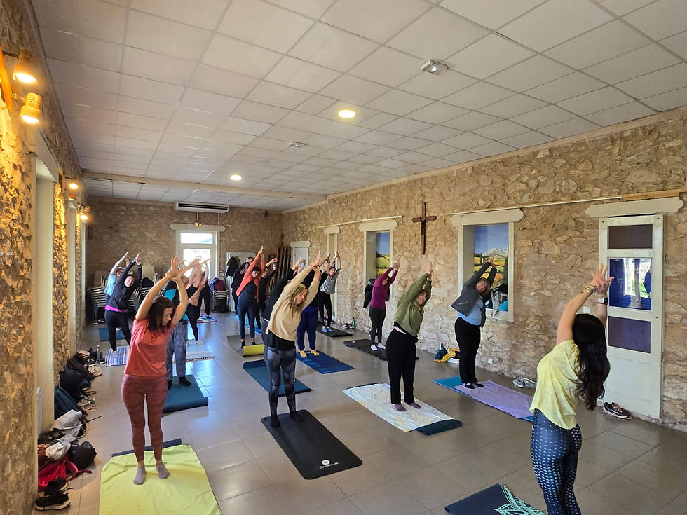 Échauffement d'un Yoga chez ML Fit' Pourrières